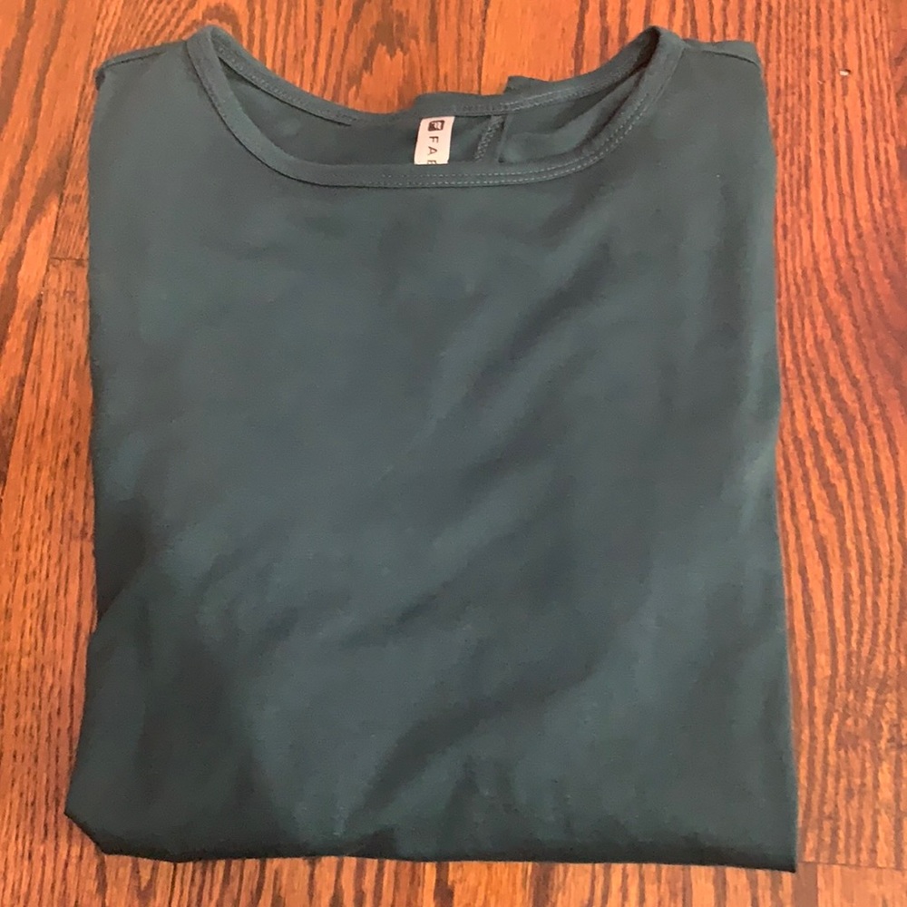 Dark green fabletics long sleeve